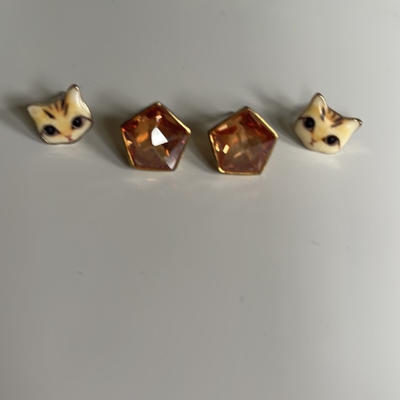 Cat got the Monkey Earrings set (3) - Picture 6 of 11